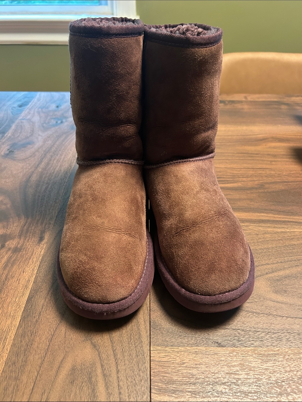 UGG Women's Chestnut Suede Short Winter Boots
